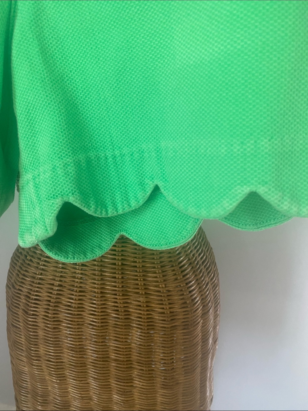 Lilly Pulitzer Green Scallop Hem Bermuda Shorts - Picture 6 of 8